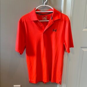 Under Armour Men's Bright Orange Polo Shirt